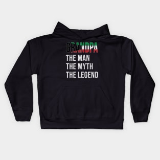 Grand Father Kuwaiti Grandpa The Man The Myth The Legend - Gift for Kuwaiti Dad With Roots From  Kuwait Kids Hoodie